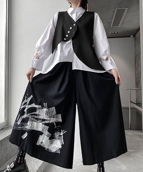 Angle Button Vest